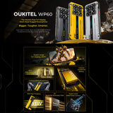 India Gadgets - Oukitel WP60 Rugged Mobile Phone: 8Gb + 256Gb: 108MP + 8MP Night Vision Camera: 7.2" HD+ IPS Display: Large 10000mAh Battery: Waterproof IP68 Smartphone