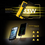 India Gadgets - Oukitel WP60 Rugged Mobile Phone: 8Gb + 256Gb: 108MP + 8MP Night Vision Camera: 7.2" HD+ IPS Display: Large 10000mAh Battery: Waterproof IP68 Smartphone