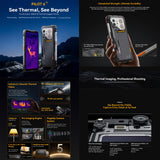 Blackview Oscal Pilot 6 rugged phone with thermal camera - detail view 2