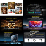 India Gadgets - Ulefone Armor 27T Pro+ 5G Rugged Android Mobile Phone: 12Gb + 256Gb: 50MP + 64MP Night Vision Camera + Thermal Camera: 6.78" FHD+ Display: Large 10600mAh Battery with 33W Fast Charging + Wireless Charging: IR Blaster
