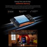 India Gadgets - Hotwav Cyber 18 Rugged Mobile Phone: 8Gb + 256Gb: 50MP + 20MP Night Vision Camera: 6.75" HD+ IPS + 2" Rear Display: Large 6200mAh Battery: Waterproof IP68 Smartphone