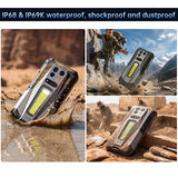 India Gadgets - Unihertz Tank 5 5G Rugged Mobile Phone: 220 Lumens 2K DLP FHD+ Projector: 6.73" 3K AMOLED FHD+ Display: 18Gb + 512Gb: 50MP + 50MP Night Vision Camera: Laser Rangefinder: 1200 Lumen Camping Light: Large 17600mAh Battery