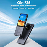 India Gadgets - Qin F25 Keypad Android Smartphone: 6Gb + 128Gb: 3.54 Inch IPS Capacitive Touchscreen Display: 2MP Front + 8MP Back Camera: Supports Video Calls: IR Remote Control: 2700mAh Battery