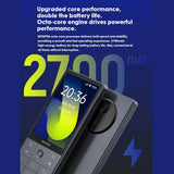 India Gadgets - Qin F25 Keypad Android Smartphone: 6Gb + 128Gb: 3.54 Inch IPS Capacitive Touchscreen Display: 2MP Front + 8MP Back Camera: Supports Video Calls: IR Remote Control: 2700mAh Battery