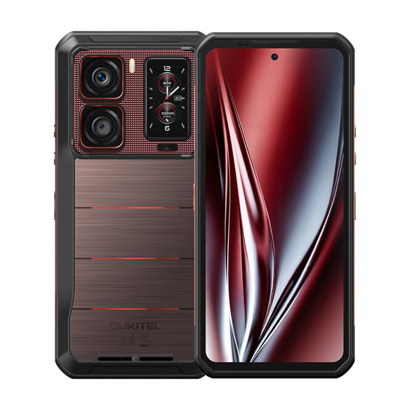 India Gadgets - Oukitel WP300 5G Rugged Android Mobile Phone: Modular Design: LCD Earbud & Camping Light: 12Gb + 512Gb: 108MP Camera: 6.8