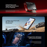 India Gadgets - Oukitel WP300 5G Rugged Android Mobile Phone: Modular Design: LCD Earbud & Camping Light: 12Gb + 512Gb: 108MP Camera: 6.8" FHD+: 16000mAh Battery with 45W Fast Charging + 18W Reverse Charging: Waterproof Smartphone