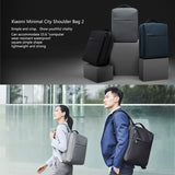 India Gadgets - Xiaomi Mi Minimalist City Backpack: 15" Laptop Support: Multifunctional Business Travel Leisure: Multiple Compartment: Lightweight And Sturdy