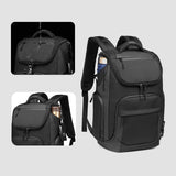 India Gadgets - Ozuko 9409 Multifunctional Business Travel Laptop Backpack: Multiple Compartment: Water-Repellent Wear-resistant Design: Large Capacity