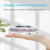 India Gadgets - Portable CD Player / Discman: Transparent Body: 1000mAh Rechargeable Battery: Supports MP3 CD, WMA CD, CD-R, CD-RW Format