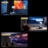 India Gadgets - Smart Mini LCD Android Projector With Hidden Lift Gimbal: 4K 1080P Support: 240 ANSI Lumens: 60 - 120 Inches: Auto Keystone Correction: Lightweight Travel Ready