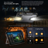 Ulefone Armor Pad 5 Ultra Rugged 5G Mobile Phone Tablet: 200 Lumens Projector: 11" FHD+: 12Gb + 512Gb: 64MP Camera + 64MP Nightvision Camera: Large 24200mAh Battery with 120W Super Fast Charging: Camping Light + Warning Light: IR Blaster Remote Control