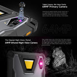 Ulefone Armor Pad 5 Pro Rugged 5G Mobile Phone Tablet: 11" FHD+: 12Gb + 512Gb: 64MP Camera + 64MP Nightvision Camera: Large 24200mAh Battery with 120W Super Fast Charging: Camping Light + Warning Light: IR Blaster Remote Control