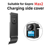 GoPro MAX2 Plastic Battery Side Interface Cover - compatibility graphic