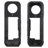 Insta360 X5 original middle frame bezel plate (black) - front view