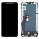 iPhone XS JK Incell LCD Screen (Black) - front and back view