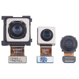 Samsung Galaxy S21 FE 5G SM-G990 original camera set (telephoto + wide + back camera) - front view