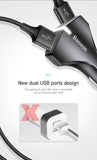 Baseus Quick Charge 3.0 Dual USB Port Car Rapid Charger Adapter: Output 36W 3A - India Gadgetz