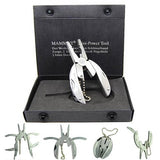 Folding Multifunction High Quality Micro Tool Knife Pliers, Screw Driver, File: Keychain Ring - India Gadgetz