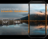 India Gadgets - Ulefone Armor X5 Pro Rugged Android Mobile Phone: 4Gb + 64Gb: 5.5" HD+ IPS Display: 13MP Dual Camera: 5000mAh Battery: Waterproof IP68 & IP69K Smartphone - India Gadgetz