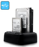 USB 3.0 Dual 2.5-3.5 SATA Hard Disk / SSD Dock: Drive Copy - Clone Function - Docking Station - India Gadgetz