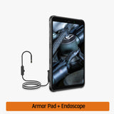 India Gadgets - Ulefone Armor Pad Rugged Android Tablet: Wifi + 4G Dual Sim: 8" HD+ Display: 7650mAh Battery with 18W Fast Charging: Supports uSmart Endoscope E2 + Microscope