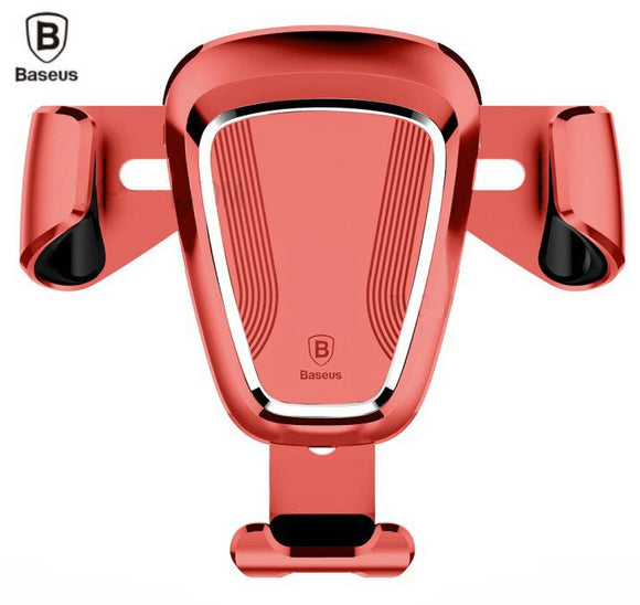 Baseus Gravity Air Vent Car Mount Mobile Phone Holder Cradle: 360 Deg Rotation - India Gadgetz