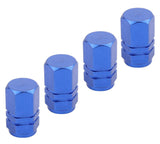 MZ Laser Cut Hexagon Aluminum Tire/Tyre Air Valve Caps 4pcs: Car Bike SUV Truck - India Gadgetz