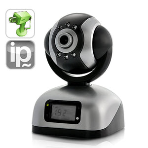 IP Security Camera with CF Card Slot and LCD Display (Pan and Tilt Angle Control) - India Gadgetz