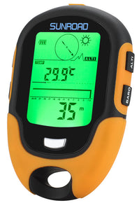 Sunroad FR500 Outdoor Altimeter Barometer Compass Thermometer Hygrometer + Torch - India Gadgetz