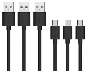 Tronsmart 3x Pack Premium Micro USB Quick Charge Fast Charge Cable: Mobiles & Tablets - India Gadgetz