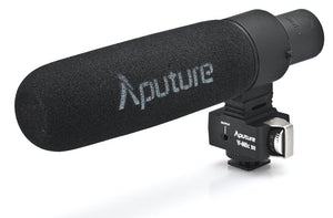 Aputure V-Mic D2 Shotgun Condenser Audio Microphone Wind Screen Camera Camcorder - India Gadgetz