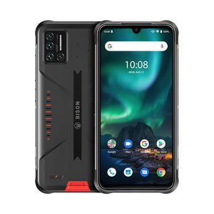 India Gadgets - Umidigi Bison Waterproof Rugged Android Mobile Phone: 6Gb + 128Gb: 6.3" FHD+ Display: 48Mp Quad Rear Camera with Underwater Camera Mode - India Gadgetz