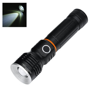 Handy COB LED Flashlight Torch: Adjustable Focus: Work Floodlight: Magnetic Base - India Gadgetz