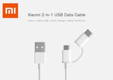 Original Xiaomi 2-in-1 Type-C & Micro USB Quick Charge Cable: 1 Meter - 100 Cm - India Gadgetz