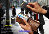 Carzor: Credit Card Razor & Mirror Fits In Wallet: Travel Pocket Shaving Kit - India Gadgetz