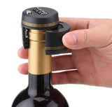 3 Digit Password Bottle Combination Cap Lock Stopper For Wine Beer Whiskey Liquor - India Gadgetz