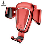 Baseus Gravity Air Vent Car Mount Mobile Phone Holder Cradle: 360 Deg Rotation - India Gadgetz