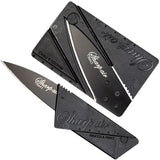 Folding Pocket / Wallet Knife: Credit Card Size: Small & Sharp Blade: Self Defense: Emergency - India Gadgetz