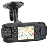 Carcam III Dual Camera Car DVR 2x 180 Degree Rotating Camera: G-Sensor, GPS 140 Degree Lens - India Gadgetz