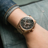 NEW: Limited Edition Nixon Bullet Chrono Crystal Rose Gold Gunmetal Men's Watch - India Gadgetz