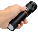 Handy COB LED Flashlight Torch: Adjustable Focus: Work Floodlight: Magnetic Base - India Gadgetz