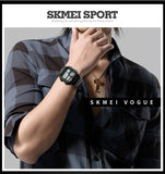 Skmei 1335 Luxury Sports Range Men's Waterproof Digital Chronograph Wrist Watch with EL Backlight - India Gadgetz