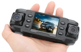 Carcam III Dual Camera Car DVR 2x 180 Degree Rotating Camera: G-Sensor, GPS 140 Degree Lens - India Gadgetz