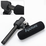 Aputure V-Mic D2 Shotgun Condenser Audio Microphone Wind Screen Camera Camcorder - India Gadgetz