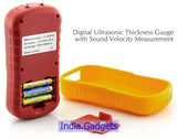 Digital Ultrasonic Thickness Gauge + Sound Velocity Measurement - India Gadgetz