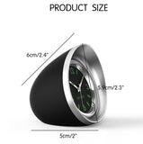 Car SUV Interior Dashboard Retro Quartz Clock: Automobile Interior Stick-On Watch - India Gadgetz