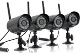 Wireless Home Office Factory Video Security DVR Kit 4x Indoor Nightvision Camera - India Gadgetz