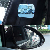 2 Piece Wide Angle Rectangle Convex Blind Spot Mirror For Parking, Rear View Mirror For Car SUV Van Truck - India Gadgetz