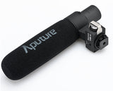 Aputure V-Mic D2 Shotgun Condenser Audio Microphone Wind Screen Camera Camcorder - India Gadgetz