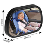 Internal Rear View Mirror Adjustable Mirror For Windshield/Sun Visor: Car Bike - India Gadgetz